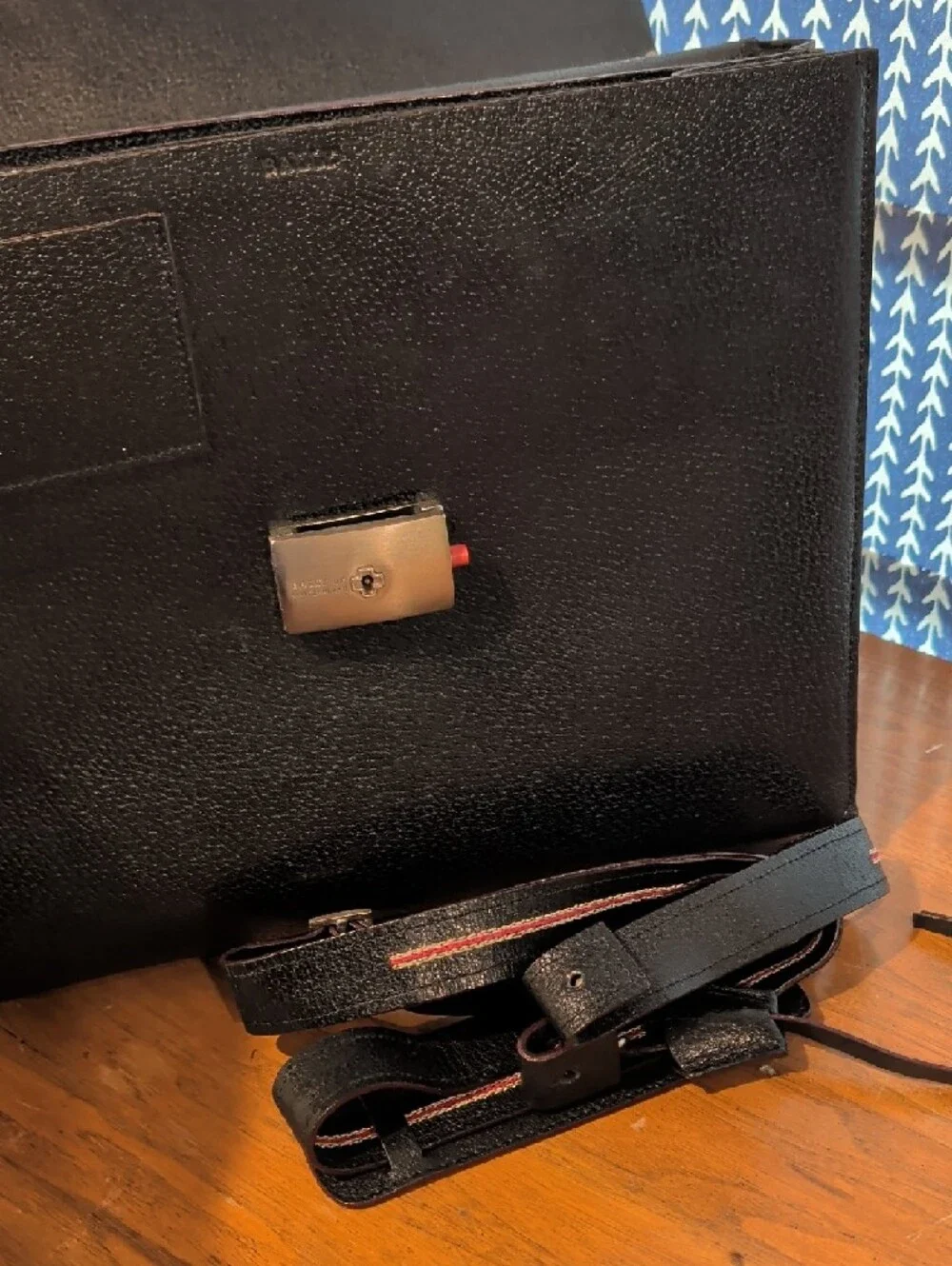 Bally Black Leather Briefcase